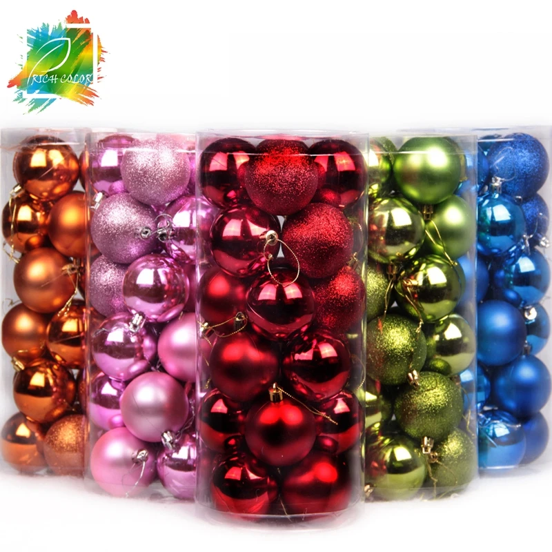 24 pcs /lot Christmas Ornament for Christmas Tree Decor Ball Bauble Hanging Xmas Party Ornament decorations 
24 pcs /lot Christmas Ornament for Christmas Tree Decor Ball Bauble Hanging Xmas Party Ornament decorations