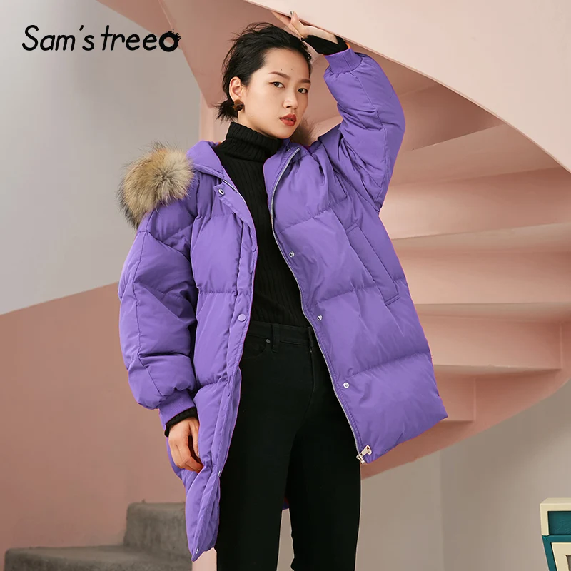 Samstree Solid Straight Line Warmness Casual Women Down Coats 2019 Winter Hooded Fur Female Oversived Parka Outwear
Samstree Solid Straight Line Warmness Casual Women Down Coats 2019 Winter Hooded Fur Female Oversived Parka Outwear