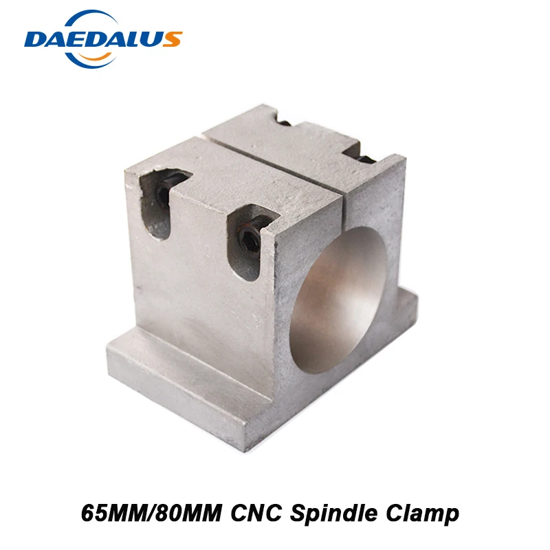 CNC Spindle Clamp Mounting Bracket 65MM Clamping Mount 80MM Bracket For Spindle Motor 800W 1.5KW 2.2KW Router Machine
CNC Spindle Clamp Mounting Bracket 65MM Clamping Mount 80MM Bracket For Spindle Motor 800W 1.5KW 2.2KW Router Machine
