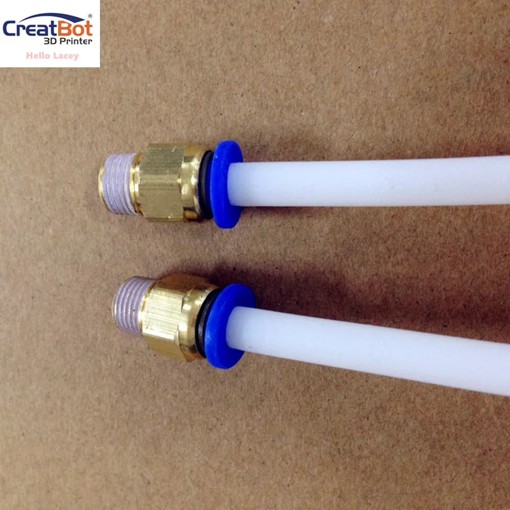 2pcs 1.75mm inner diameter Teflon Tube for Dual Extruder CreatBot 3d printer feeding tube Original from CreatBot Factory
2pcs 1.75mm inner diameter Teflon Tube for Dual Extruder CreatBot 3d printer feeding tube Original from CreatBot Factory