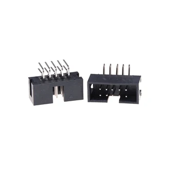 10pcs DC3 10 Pin 2x5Pin Right Angle Double Row Pitch 2.54mm Double-spaced Pin Male IDC Socket Box Header Connector High Quality
10pcs DC3 10 Pin 2x5Pin Right Angle Double Row Pitch 2.54mm Double-spaced Pin Male IDC Socket Box Header Connector High Quality