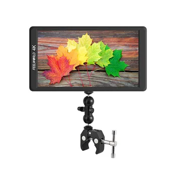 Feelworld F570 Field Monitor 4K 5.7" Ultra-thin Portable IPS Full HD 1920*1080 Monitor w/Dull Ballhead Arm Super Clamp Mount
Feelworld F570 Field Monitor 4K 5.7" Ultra-thin Portable IPS Full HD 1920*1080 Monitor w/Dull Ballhead Arm Super Clamp Mount