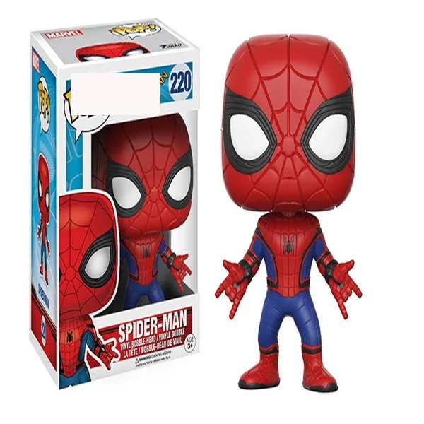 10 cm POP animation Spider-Man action hero returns to Spider-Man doll decorative model toy children gift
10 cm POP animation Spider-Man action hero returns to Spider-Man doll decorative model toy children gift