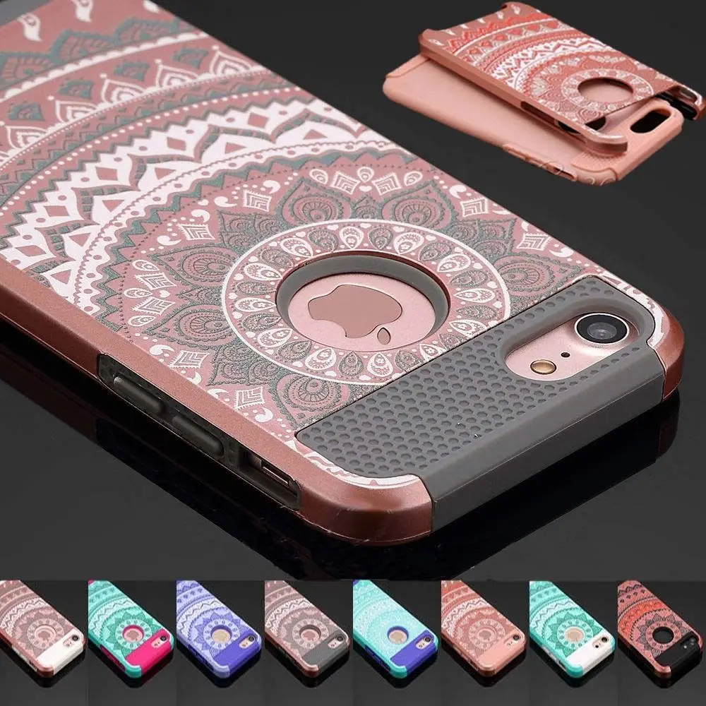 Luxury Retro Mandala Flower Phone Case For Apple iPhone 7 7Plus 6 S 6S Plus Shockproof Armor Hybrid Rugged PC Combo Back Cover
Luxury Retro Mandala Flower Phone Case For Apple iPhone 7 7Plus 6 S 6S Plus Shockproof Armor Hybrid Rugged PC Combo Back Cover