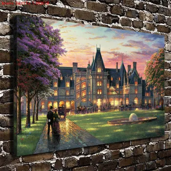 Thomas Kinkade Elegant Evening at Biltmore Canvas Painting Print Living Room Home Decor Modern Wall Art Oil Painting Poster
Thomas Kinkade Elegant Evening at Biltmore Canvas Painting Print Living Room Home Decor Modern Wall Art Oil Painting Poster