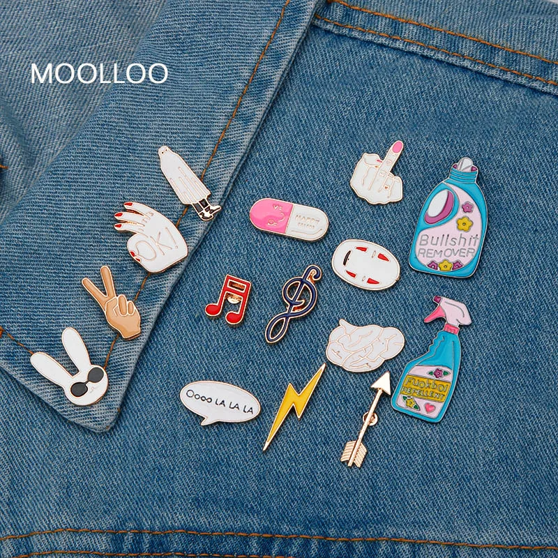 15 style creative cartoon brooch brain happy capsule rogue rabbit note arrow lightning badge enamel pin jewelry gift
15 style creative cartoon brooch brain happy capsule rogue rabbit note arrow lightning badge enamel pin jewelry gift