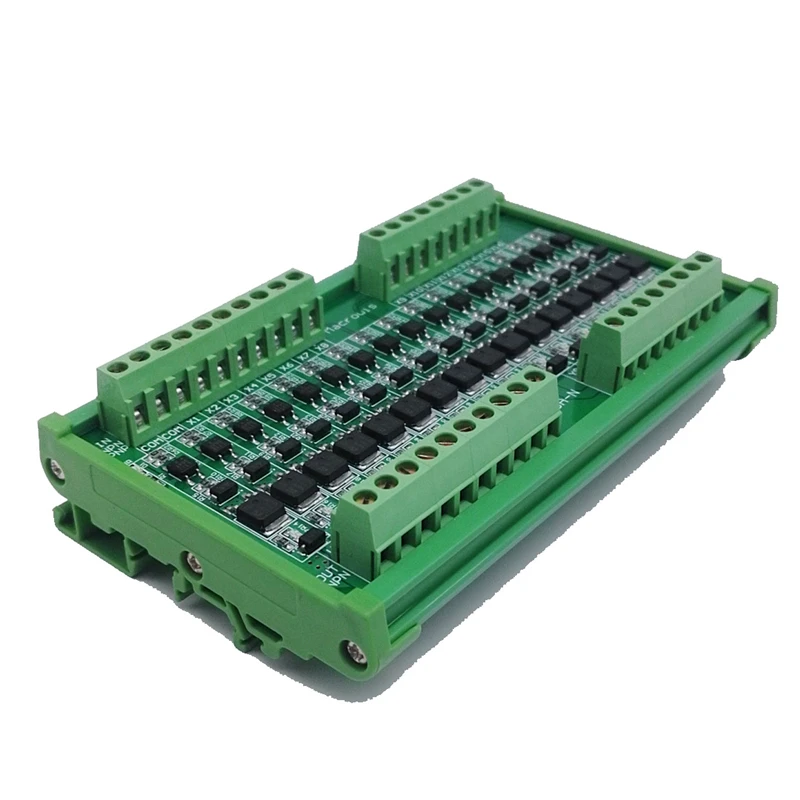 16-channel PLC Amplifier Board Optocoupler Isolation Board Solid State Relay Module Non-contact Solenoid Valve Drive
16-channel PLC Amplifier Board Optocoupler Isolation Board Solid State Relay Module Non-contact Solenoid Valve Drive