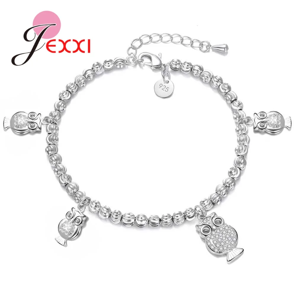 New Trendy Owl Pendant Shape 925 Sterling Silver Adjustable Bracelet Women Bridal Wedding Engagement Jewelry Trendy Anillo
New Trendy Owl Pendant Shape 925 Sterling Silver Adjustable Bracelet Women Bridal Wedding Engagement Jewelry Trendy Anillo