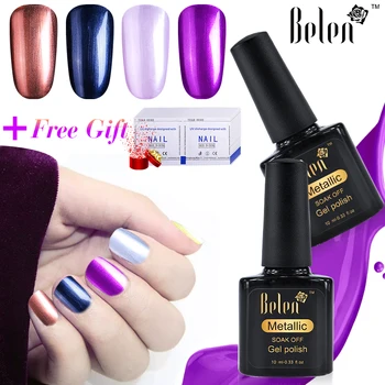 Belen 7pcs/lot 10ML*4pcs Metallic Mirror Effect Gel Polish+Top Coat+Basic Coat 10Pcs Nails Remover Wraps Gel DIY Set Varnish
Belen 7pcs/lot 10ML*4pcs Metallic Mirror Effect Gel Polish+Top Coat+Basic Coat 10Pcs Nails Remover Wraps Gel DIY Set Varnish