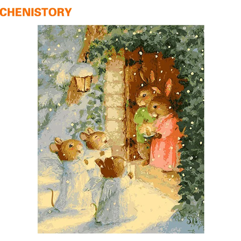 CHENISTORY Rabbit And Snow DIY Painting By Numbers Kits Drawing Painting By Numbers With Wood Frame For Home Wall Decor Artwork
CHENISTORY Rabbit And Snow DIY Painting By Numbers Kits Drawing Painting By Numbers With Wood Frame For Home Wall Decor Artwork