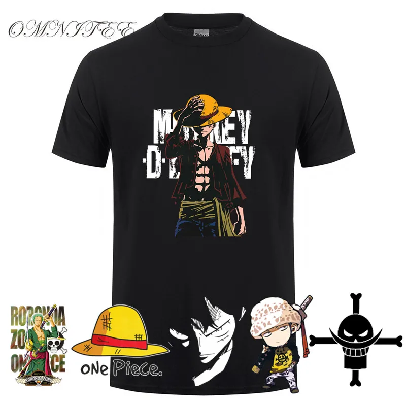Summer One Piece T Shirt Men Monkey D Luffy T Shirts New Short Sleeve Cotton Anime Zoro Ace Law T-shirt Tee
Summer One Piece T Shirt Men Monkey D Luffy T Shirts New Short Sleeve Cotton Anime Zoro Ace Law T-shirt Tee