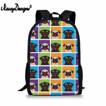 Causal Black Pug Dog Backpack Women School Bags for Teenage Girls Shoulder Bags Animals Prints Rucksack Laptop Bolsa Feminina
Causal Black Pug Dog Backpack Women School Bags for Teenage Girls Shoulder Bags Animals Prints Rucksack Laptop Bolsa Feminina