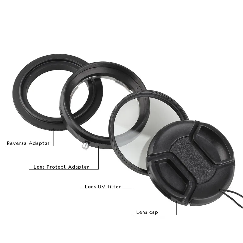 4In1 Macro Lens Reverse Adapter Protection Ring for Sony Minolta A77 A900 A580 A550 AA500 A450 A350 A290 A230 DSLR Camera
4In1 Macro Lens Reverse Adapter Protection Ring for Sony Minolta A77 A900 A580 A550 AA500 A450 A350 A290 A230 DSLR Camera