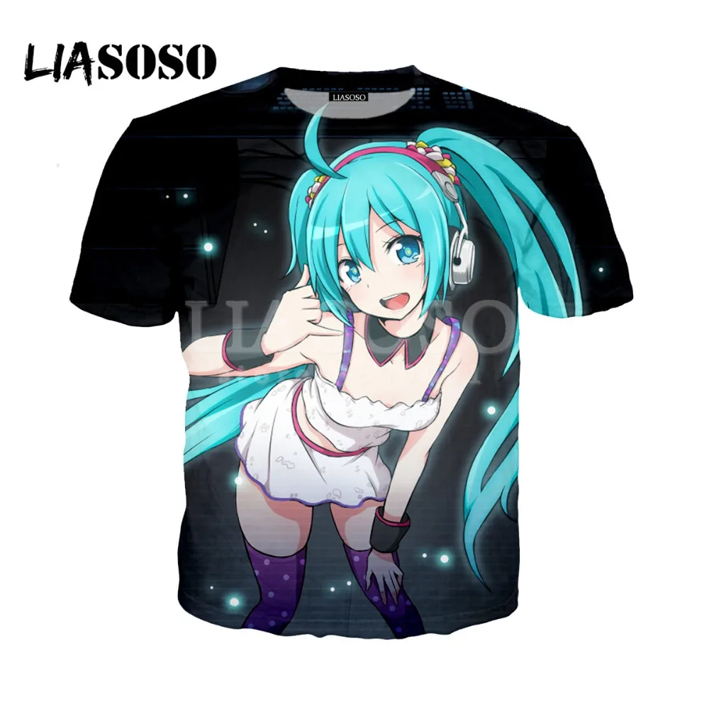LIASOSO 2018 3D Print Women Men Anime VOCALOID Cute Sexy Girl Tshirt Summer T-shirt Hip Hop Pullover Harajuku Short Sleeve X0466
LIASOSO 2018 3D Print Women Men Anime VOCALOID Cute Sexy Girl Tshirt Summer T-shirt Hip Hop Pullover Harajuku Short Sleeve X0466