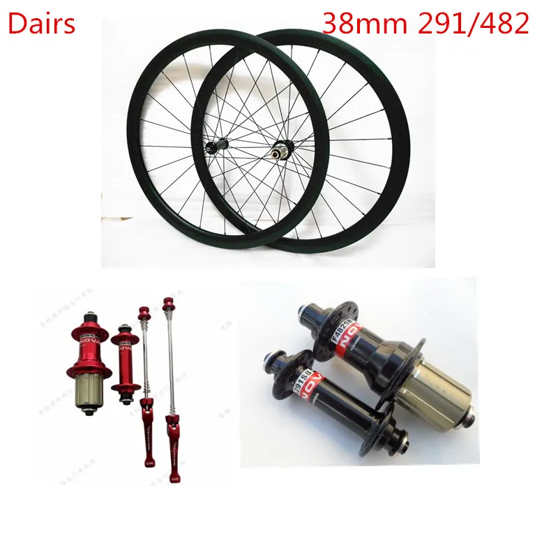 free shipping 38mm NOVATEC 291/482 Ultra-light carbon wheels road bikes wheels 700CX23mm V brack bicycles wheelset
free shipping 38mm NOVATEC 291/482 Ultra-light carbon wheels road bikes wheels 700CX23mm V brack bicycles wheelset
