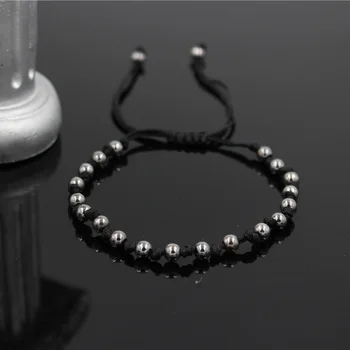 Drop Shipping Fashion High Quality Brand 5mm Copper Round Bead Braided Knitted Macrame Men Women Bracelet & Bangle For Girl Gift
Drop Shipping Fashion High Quality Brand 5mm Copper Round Bead Braided Knitted Macrame Men Women Bracelet & Bangle For Girl Gift