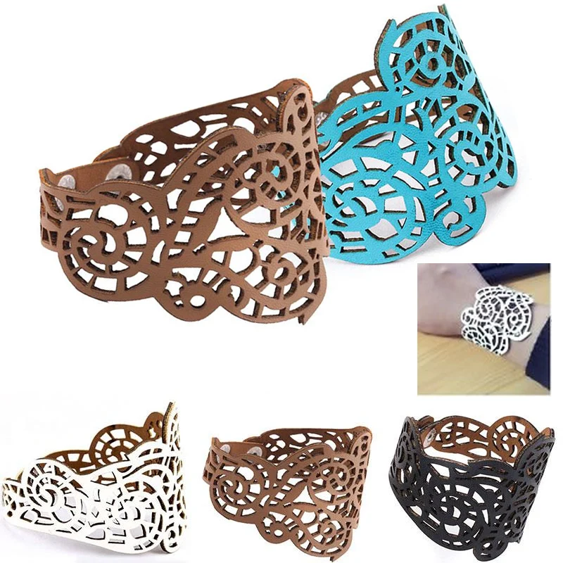 High Quality PU Bracelets Bangles for Women PU Leather Bracelet Fashion Jewelry Blue/White/Black/Brown
High Quality PU Bracelets Bangles for Women PU Leather Bracelet Fashion Jewelry Blue/White/Black/Brown