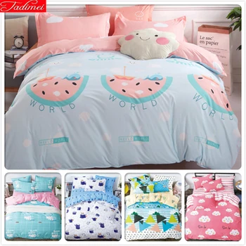 Watermelon Pink Blue AB Side Kids Single Size Duvet Cover 1.5m 1.8m 2m Bed Linens Flat Sheet Double Queen Duvet Cover Bedclothes
Watermelon Pink Blue AB Side Kids Single Size Duvet Cover 1.5m 1.8m 2m Bed Linens Flat Sheet Double Queen Duvet Cover Bedclothes