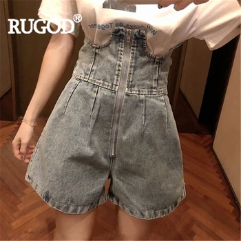 RUGOD Women denim shorts solid zipper loose high waist jean shorts 2019 new arrival special summer fashion female casual clothes
RUGOD Women denim shorts solid zipper loose high waist jean shorts 2019 new arrival special summer fashion female casual clothes