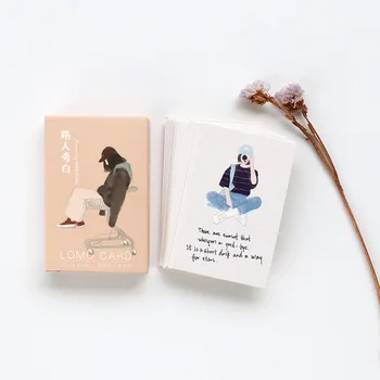 28 sheets/Set Creative Passerby Narration Mini Lomo Postcard /Greeting Card/Birthday Letter Envelope Gift Card Message Card
28 sheets/Set Creative Passerby Narration Mini Lomo Postcard /Greeting Card/Birthday Letter Envelope Gift Card Message Card