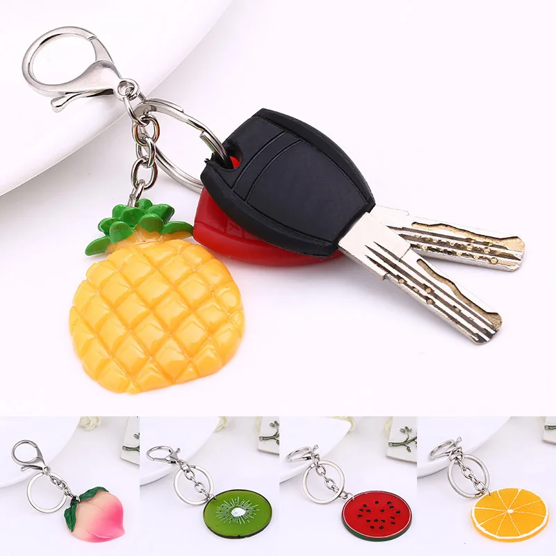 Fashion Seaside Cartoon Fruit Pineapple Watermelon Orange Kiwi Key Chain Charm Bag Keyring Key Holder Gift Auto Pendant
Fashion Seaside Cartoon Fruit Pineapple Watermelon Orange Kiwi Key Chain Charm Bag Keyring Key Holder Gift Auto Pendant