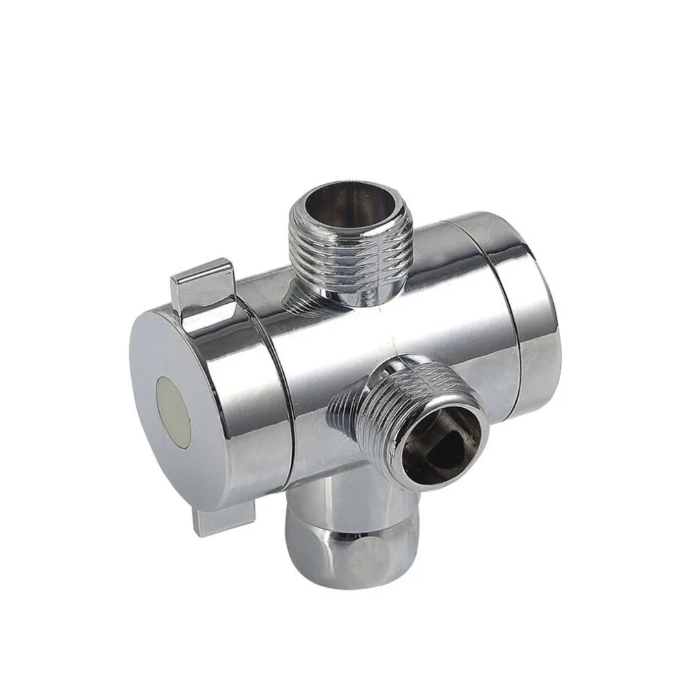 1Pcs 1/2'' 3-Way T-adapter Diverter Valve Adjustable Shower Head Arm Mounted Diverter Valve Bathroom Faucets Hardware Accessory
1Pcs 1/2'' 3-Way T-adapter Diverter Valve Adjustable Shower Head Arm Mounted Diverter Valve Bathroom Faucets Hardware Accessory