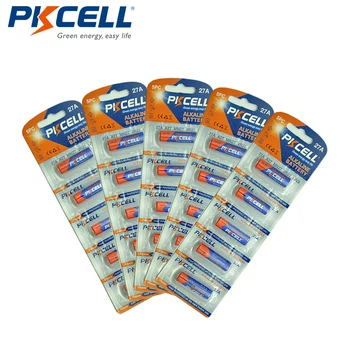 25PCS/5Pack PKCELL 27A Battery 12V MN27 27A A27 A 27 L828 Battery Alkaline Batteries For Doorbell Remote Control Flshalight
25PCS/5Pack PKCELL 27A Battery 12V MN27 27A A27 A 27 L828 Battery Alkaline Batteries For Doorbell Remote Control Flshalight