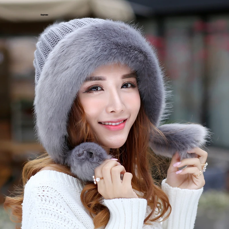 Kagenmo Cold Winter Women Bomber Hat Super Warm Thick Female Berets Fashion Thermal Hat Fluffy Ball Cute Lady Cap
Kagenmo Cold Winter Women Bomber Hat Super Warm Thick Female Berets Fashion Thermal Hat Fluffy Ball Cute Lady Cap