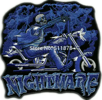 5" DEATH SKULL NIGHTMARE Chopper Outlaw MC Embroidered Motorcycle Biker Vest Patch IRON ON Badge emblem Jacket back applique
5" DEATH SKULL NIGHTMARE Chopper Outlaw MC Embroidered Motorcycle Biker Vest Patch IRON ON Badge emblem Jacket back applique