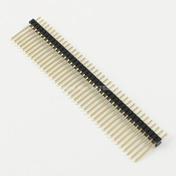 100 Pcs Per Lot Gold Plated Pitch 1.27mm Male 40 Pin Single Row Long Pin Header Strip 11mm
100 Pcs Per Lot Gold Plated Pitch 1.27mm Male 40 Pin Single Row Long Pin Header Strip 11mm