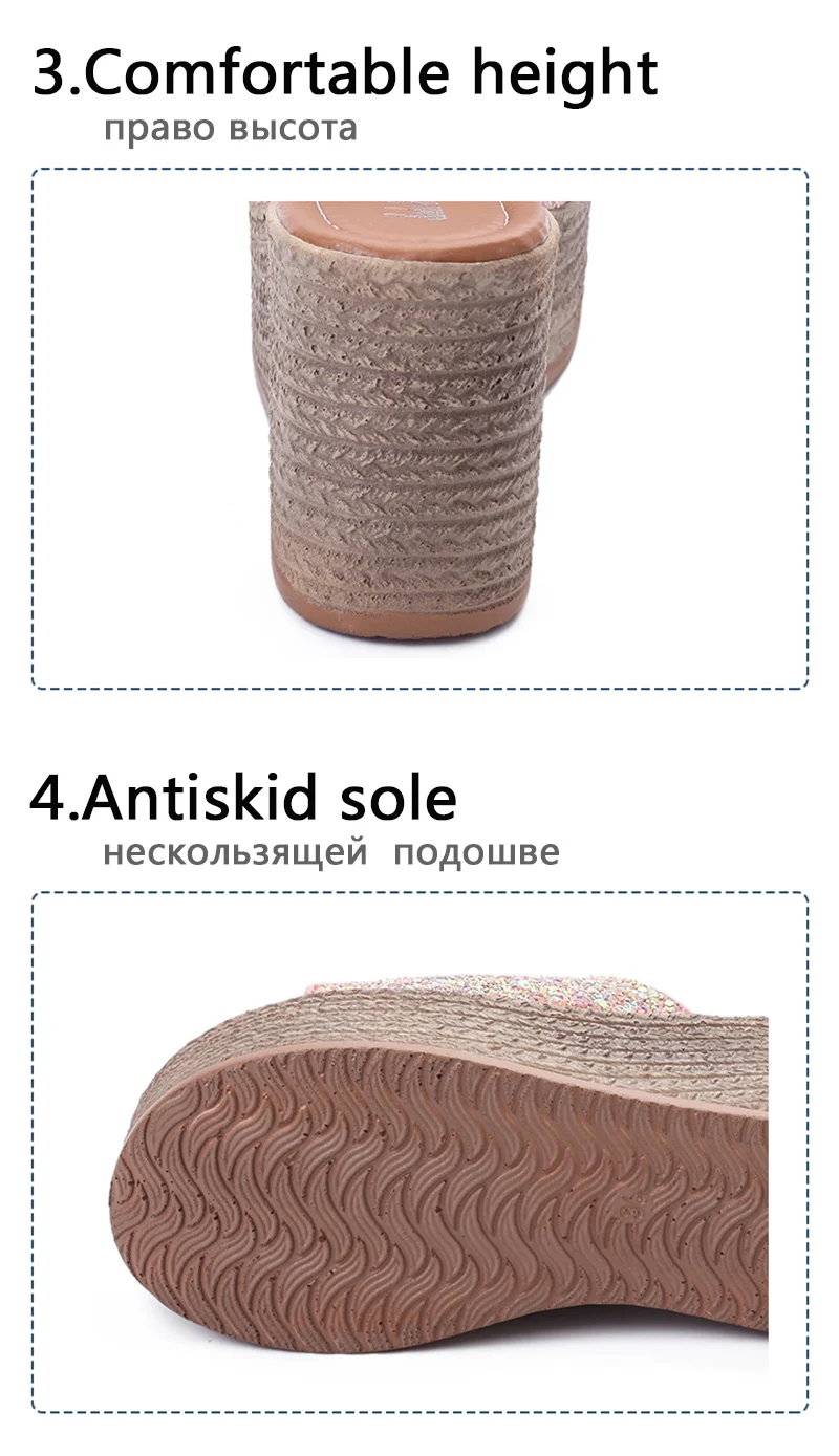 Aphixta Summer Wedge Slippers Platform High Heels Women Slipper Ladies Outside Shoes Basic Clog Wedge Slipper Flip Flop Sandals Aphixta Summer Wedge Slippers Platform High Heels Women Slipper Ladies Outside Shoes Basic Clog Wedge Slipper Flip Flop Sandals