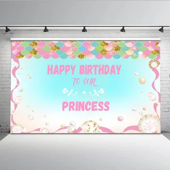 Mehofoto 1st Birthday Photography Backdrops Princess Mermaid Scales Photo Booth Backgrounds Studio Shell MW-230
Mehofoto 1st Birthday Photography Backdrops Princess Mermaid Scales Photo Booth Backgrounds Studio Shell MW-230