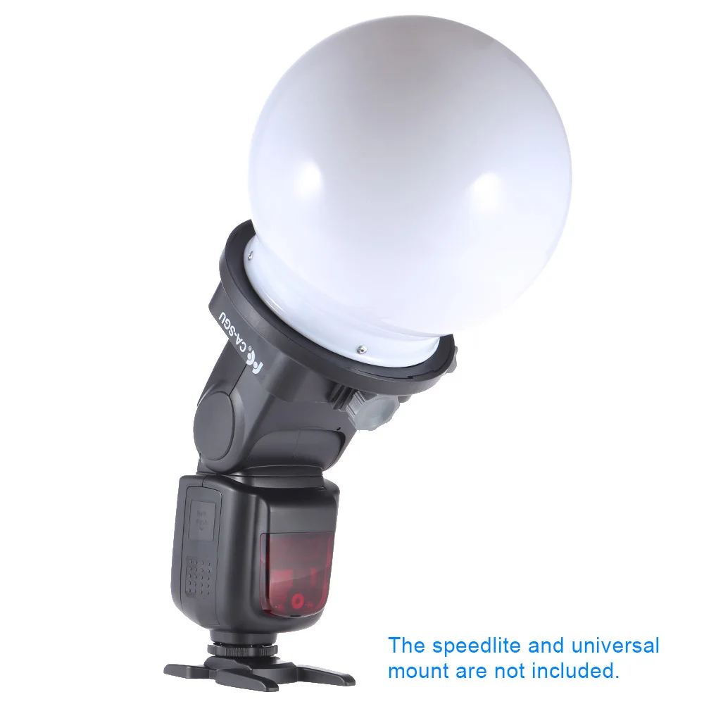 SGA-DB150 Universal Speedlite Flash Bounce Photography Diffuser Soft Ball Dome Softbox for Nikon Canon Yongnuo Godox Speedlight
SGA-DB150 Universal Speedlite Flash Bounce Photography Diffuser Soft Ball Dome Softbox for Nikon Canon Yongnuo Godox Speedlight