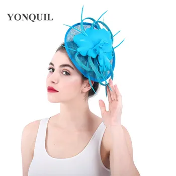 Fascinators headband turquoise sinamay 2018 Summer feathr flower Hair cocktail party fashion headpieces women elegant fedora
Fascinators headband turquoise sinamay 2018 Summer feathr flower Hair cocktail party fashion headpieces women elegant fedora