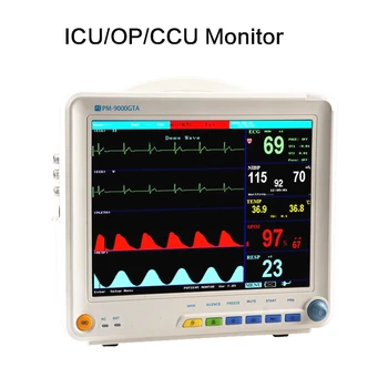 12in patient monitor with multi parameters ECG,HR,SPO2,NIBP,RESP, TEMP, ambulance monitor ETCO2
12in patient monitor with multi parameters ECG,HR,SPO2,NIBP,RESP, TEMP, ambulance monitor ETCO2
