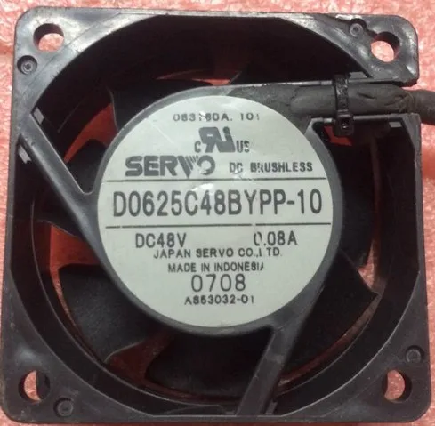 Original servo-6025 48V 0.08A D0625C48BYPP-10 60 * 60 * 25mm 4 line dustproof and waterproof fan
Original servo-6025 48V 0.08A D0625C48BYPP-10 60 * 60 * 25mm 4 line dustproof and waterproof fan