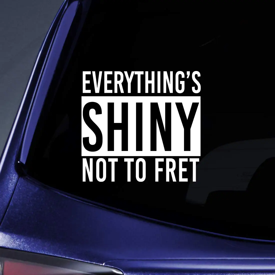 Bargain Max Decals - Everything Shiny Firefly Serenity Sticker Decal Notebook Car Laptop 6" (White)
Bargain Max Decals - Everything Shiny Firefly Serenity Sticker Decal Notebook Car Laptop 6" (White)