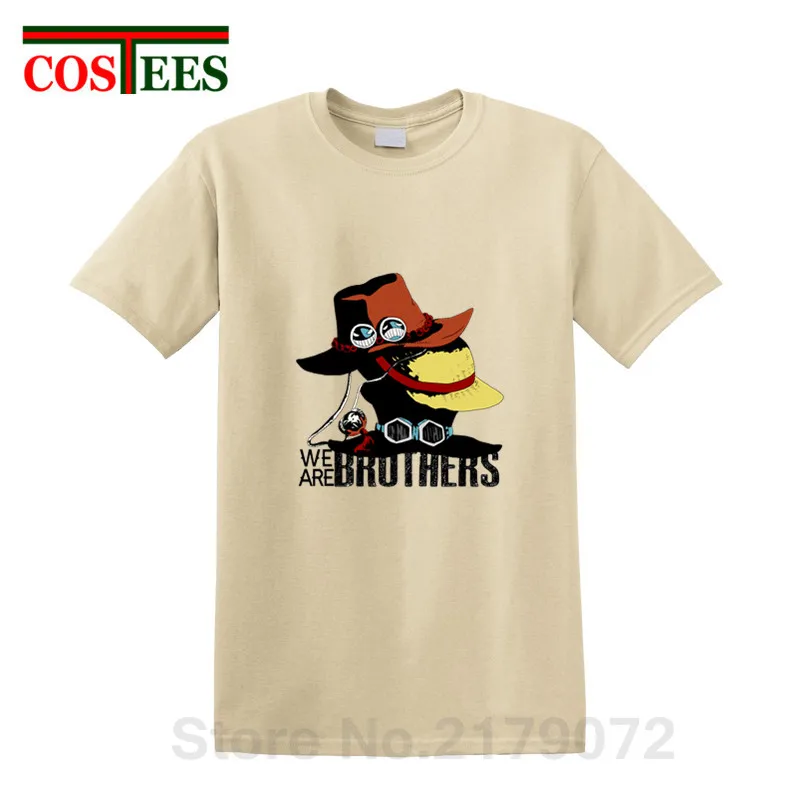 Monkey D Luffy One Piece Anime Manga Straw Hat Pirate Mens Tee V-Neck T-Shirt