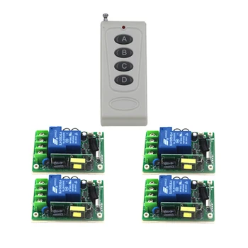 AC85V-250V 1CH RF Wireless Switch System 1Receivers&3Transmitter M4/ T4/ L4 Learning Code Gateway Access 4331
AC85V-250V 1CH RF Wireless Switch System 1Receivers&3Transmitter M4/ T4/ L4 Learning Code Gateway Access 4331