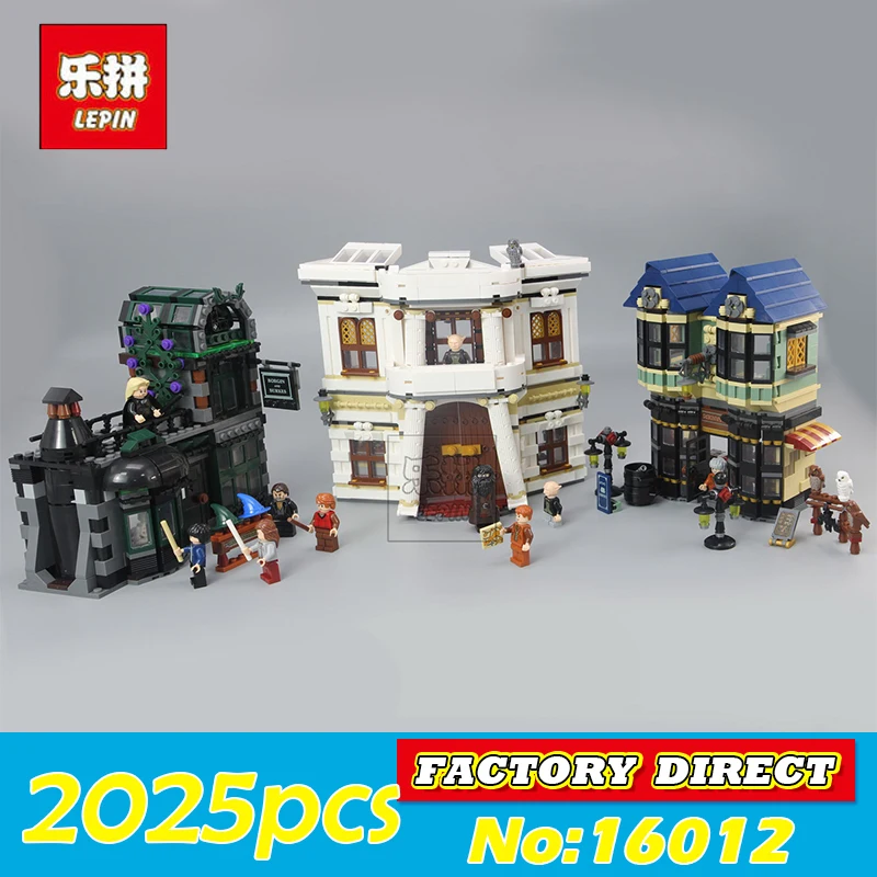 LEPIN 16012 2025Pcs Magic World Diagon Alley Educational Building Blocks Bricks Compatible 10217 Children Toys Gift
LEPIN 16012 2025Pcs Magic World Diagon Alley Educational Building Blocks Bricks Compatible 10217 Children Toys Gift