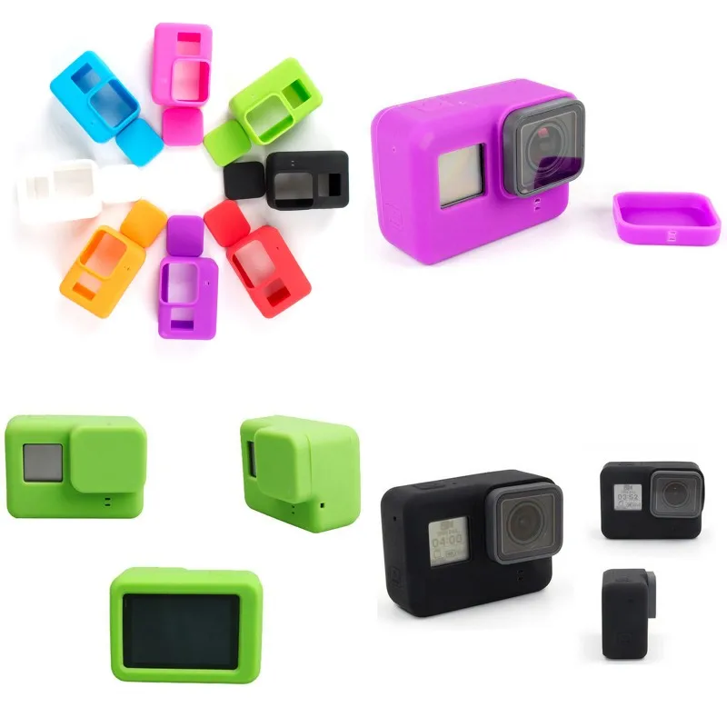 Silicone Camera Case Protective Dirtproof Skin Rubber Cover Camera Accessories For Go Pro HERO 5 6 4
Silicone Camera Case Protective Dirtproof Skin Rubber Cover Camera Accessories For Go Pro HERO 5 6 4