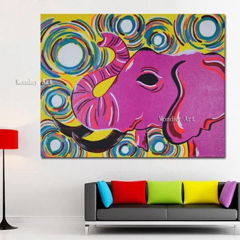 hand painted India red Elephant Animal oil painting Landscape Canvas Oil Painting cartoon Picture for Living Room home Decor
hand painted India red Elephant Animal oil painting Landscape Canvas Oil Painting cartoon Picture for Living Room home Decor
