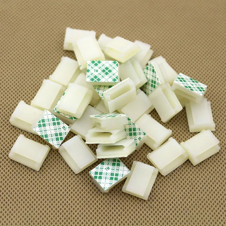 100pcs/lot 3M adhesive Self-adhesive Tie Mounts Beam line card Cable management clip Wiring Accessories Positioning pieces FC-1
100pcs/lot 3M adhesive Self-adhesive Tie Mounts Beam line card Cable management clip Wiring Accessories Positioning pieces FC-1