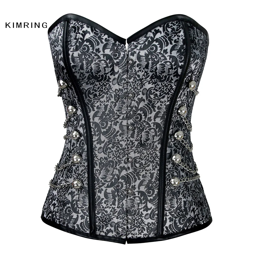 Kimring Sexy Steampunk Corset Vintage Gothic Corset for Women Corselet Burlesque Steel Bones Waist Trainer Corsets and Bustiers
Kimring Sexy Steampunk Corset Vintage Gothic Corset for Women Corselet Burlesque Steel Bones Waist Trainer Corsets and Bustiers