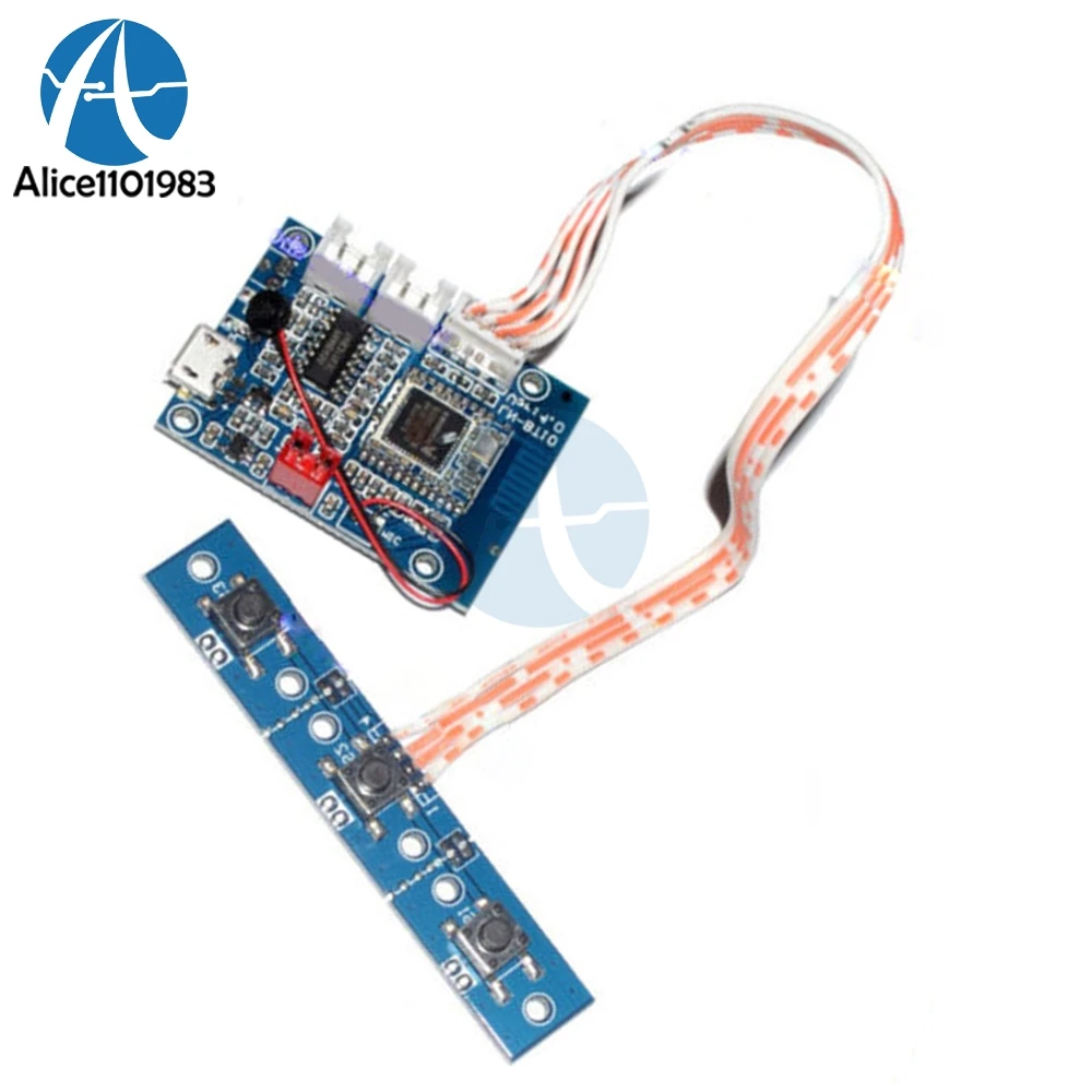 Pure Bluetooth 4.1 5W+5W Stereo Amplifier Board PAM8406 Audio Receiver Module With AEC/ANC Noise Elimination for Hand-free Call
Pure Bluetooth 4.1 5W+5W Stereo Amplifier Board PAM8406 Audio Receiver Module With AEC/ANC Noise Elimination for Hand-free Call