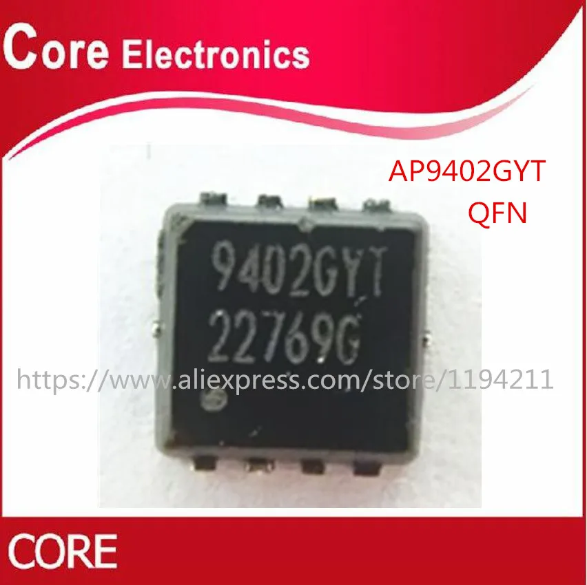 10 шт./лот AP9402GYT 9402GYT MOSFET QFN-8 new | Электронные компоненты и принадлежности