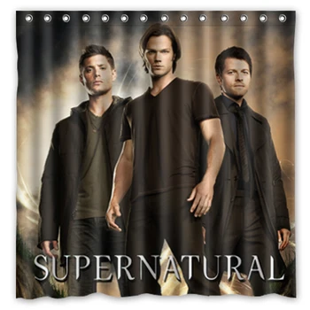 Supernatural Acted By Jared Padalecki And Jensen Ackles Background Waterproof Polyester Shower&Bath Curtain( 180X180CM)
Supernatural Acted By Jared Padalecki And Jensen Ackles Background Waterproof Polyester Shower&Bath Curtain( 180X180CM)