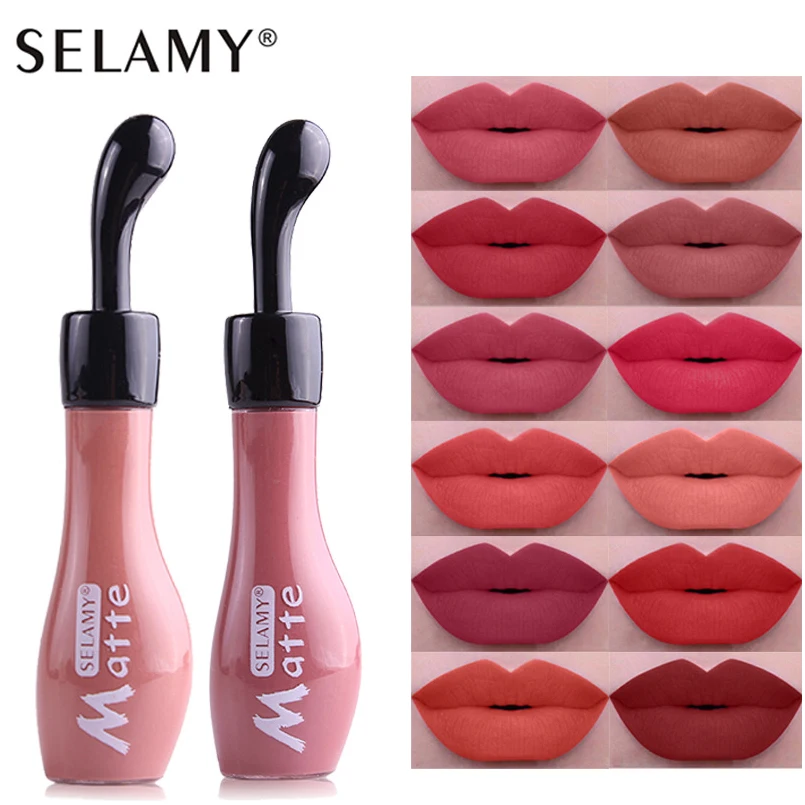 SELAMY Brand Moisturizer Eggplant Shape Lip Gloss Liquid Lipstick Pigment Makeup Easy to Wear Long Lasting Tint Cosmetic Batom
SELAMY Brand Moisturizer Eggplant Shape Lip Gloss Liquid Lipstick Pigment Makeup Easy to Wear Long Lasting Tint Cosmetic Batom