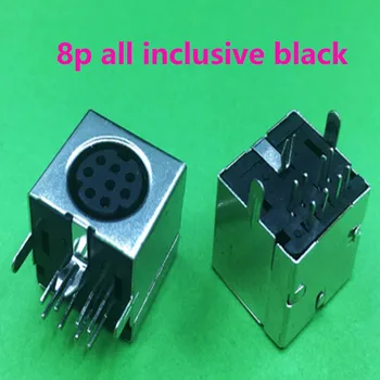 S-terminal 8-pin Socket Mini-DIN8-pin Socket All-inclusive/half-package MD8 Female
S-terminal 8-pin Socket Mini-DIN8-pin Socket All-inclusive/half-package MD8 Female