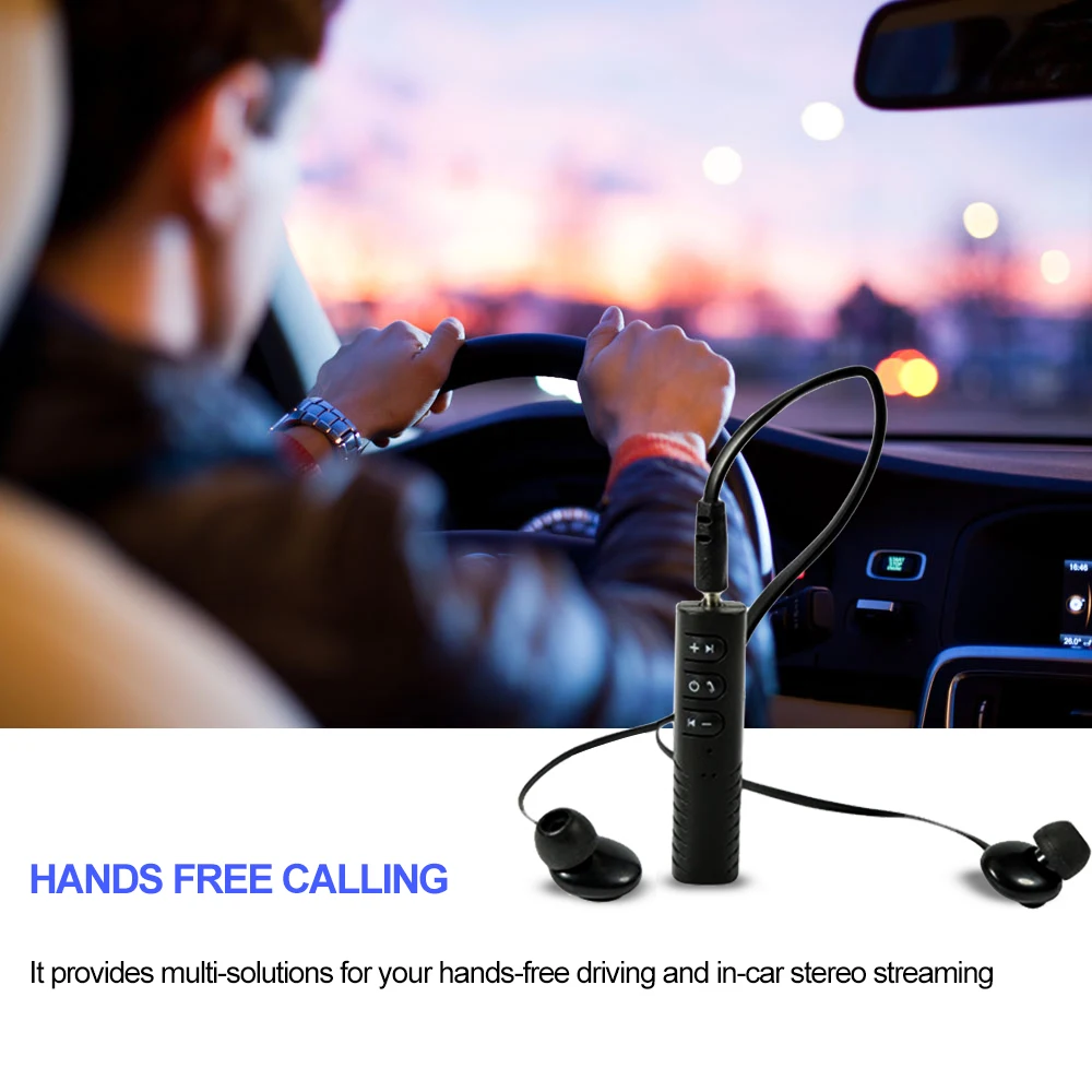 kebidu Mini Wireless Bluetooth Receiver 3.5mm Jack Bluetooth Audio Music adapter with Mic for Headphone Speaker
kebidu Mini Wireless Bluetooth Receiver 3.5mm Jack Bluetooth Audio Music adapter with Mic for Headphone Speaker